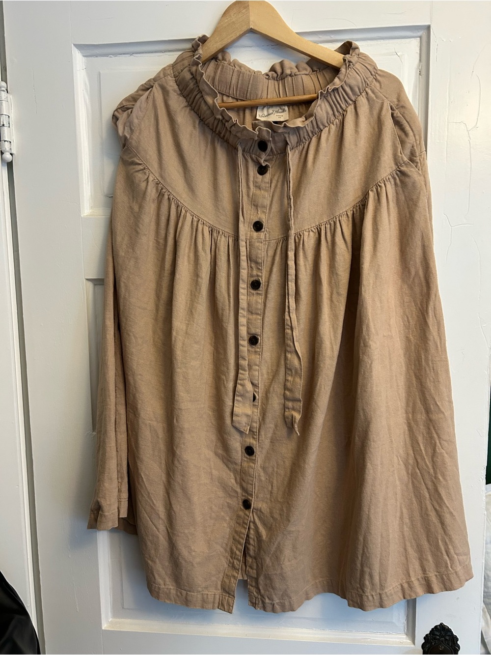 Universal Thread beige/tan linen/cotton skirt SMALL - Picture 2 of 6